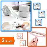 156 Gr Beyaz Su Sızdırmaz Lavabo Kenar Bandı + Elbise Tiftik Tüy Temizleme Aleti - 2Li Set N7c2m0