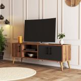 1580 EXXEN 150 CM AHŞAP AYAKLI TV ÜNİTESİ