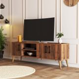 1582 EXXEN 150 CM AHŞAP AYAKLI TV ÜNİTESİ