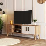 1584 EXXEN 150 CM AHŞAP AYAKLI TV ÜNİTESİ