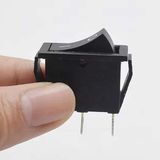 15A 250V On / Off 2 Pin Anahtar Ince Latch Tip Buton Yüksek Akım KCD3-101 Switch Panel Montaj Kutu Güç Kontrol Makine Motor Araba Şalter