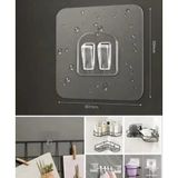 15'Li Çiftli Banyo Köşe Rafı Yedek (60X60mm) - 15 Parça Dev Avantaj Paketi Güçlü Kanca Seti