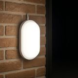 15W IP65 Oval Beyaz LED Tavan ve Duvar Lambası | 6500K Beyaz Işık | Su ve Toz Geçirmez Banyo Bah