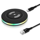 15W Samsung Kablosuz Şarj Hızlı Şarj Samsung Galaxy S23 Ultra S22+S21 S20 FE S10 S9 S8, Kablosuz Şarj Pad Telefon Şarj İstasyonu iPhone 14 13 12 11, Google Pixel 7 Pro 7a 6 Pro 5 4XL