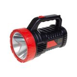 15W+26Smd Led El Feneri Şarjlı Projektör Uzun Menzil Avcı Feneri Siyah