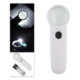 15X Çok Fonksiyonlu 2 Led Işıklı Taşınabilir El Büyüteç