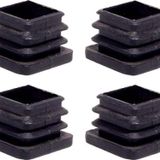 15x15 Mm Plastik Kare Içe Geçme Profil Tapası (kutu) (4 Adet)