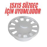 15x15 Süzgeç İçin Yuvarlak -oval -daire Gider Kapağı , Yer Süz