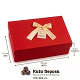 15X20x9 Cm Hediye Kutusu-Kırmızı