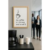 15x21 Ahşap Çerçeve Poster Tablo – Renk Seçenekleri (Ahşap)