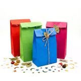 15x29 Renk Şöleni Mix Kese Kağıdı Seti – 4 Renk Karışık 12’li Paket | Kalın, Dayanıklı Hediye Paketleme İçin İdeal