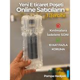 15x33 cm 100 adet Sütunlu Koruyucu Havalı Kargo Poşeti Airbag/Airbed/Şişirilebilir Ambalaj - 18x33