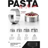 16-30 cm Ayarlanabilir Endüstriyel Paslanmaz Çelik Yuvarlak Pasta Kek Çemberi Inox Kelepçeli Kalıp 723427