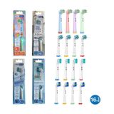 16 Adet Comfy + X Cross + 3d Maxcare + Kids Fun Oral-b Uyumlu Yedek Diş Fırçası Başlıkları