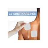 16 Adet Tens Pedi Kare Kablolu