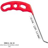 16 cm 3.5 mm Çap Sağlı Sollu Tek Kıvrımlı Sağ Boyasız Göçük Düzeltme Çubuğu, Pdr Çubuk - S6-01