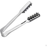 16 cm Buz ve Şeker Maşası | Tırtıklı Profesyonel Servis Maşası | 4.5 cm Ağız Açıklığı
