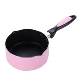 16 cm Çorba Tencereleri Yapışmaz Tencere Erişte Pişirme Tavası Süt Tavası Gaz İndüksiyonlu Ocak için Kızartma Tavası Alüminyum (Renk: B, Boyut: 1 adet) Görüş (A 1 adet)