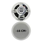 16 Cm Trafolu Tavan Tipi Hoparlör - Alçıpan Uyumlu Trafolu Sütun Hoparlör - 20 Watt Beyaz