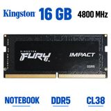 16 Gb Kingston Fury Impact Ddr5 4800 Mhz Cl38 Notebook Ram