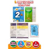 16 Günde 2.Sınıf Tekrar Seti Tüm Dersler 3.Sınıf Başlayacaklar İçin Eğlenceli Eğitici Tatil Kitabı