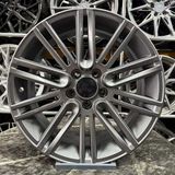 16 İnç 5X100 Bentley Polo İbiza Uyumlu Gun Metal Elmas Kesim Jant Modeli Volkswagen Seat