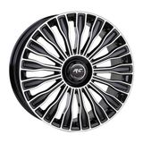 16 Inç 5X112 Vito Viano Uyumlu Siyah Elmas Kesim Jant Modeli Mercedes (4 Adet)
