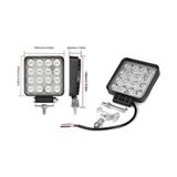 16 Ledli Geri Vites Lambası 12-24v 48w Offroad Projektör Çalışma Lambası 1 Adet
