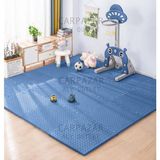 16 Lı Set Eva Tatami Minder Mat Spor Oyun Egzersiz Yoga Minder Matı 50X50 13MM - Lacivert - 200 x 200 cm
