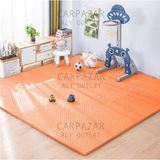 16 Lı Set Eva Tatami Minder Mat Spor Oyun Egzersiz Yoga Minder Matı 50X50 13MM - Turuncu - 200 x 200 cm