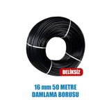 16 Mm Damlama Borusu 50 Metre Delıksız Damla Sulama Hortumu Sulama Sıstemı