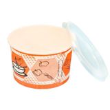 16 Oz Karton Çorba Kasesi+Kapak - 480Ml - 50 Adet