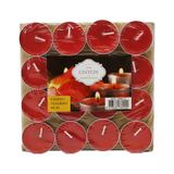 16 PARÇA KIRMIZI TEA LİGHT YUVARLAK MUM GO-53-vice 00785