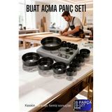 16 Parça Profesyonel Panç Buat Açma Seti - Ahşap Ve Alçıpan Delme Testere Seti (19-127 Mm)