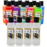 16 Parça Slime Yapım Seti - 12 Adet Slime Slaym Jeli + 4 Adet Sıvı Boraks.hsx