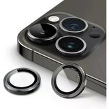 16 Pro / 15 Pro / 14 Pro / 16 Pro Max / 15 Pro Max / 14 Pro Max - Kamera Lens Koruyucu (Siyah)