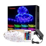 16 Renk Kumandalı Renk Değiştiren RGB Şerit Led Işık Seti SB-6544 (2.5 Metre)