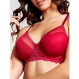 160-024 GASPARA Big Size Plunge SÜTYEN (Bordo, 75D)