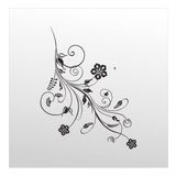 160 cm Çiçek Deseni Folyo Sticker