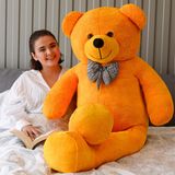 160 cm Dev Pelüş,Papyonlu Peluş Ayı,Yumuşak ve Sevimli Büyük Boy Oyuncak,Sarılmalık Ayı,Papyonlu Ayıcık,Sevgiliye Hediye Ayıcık (Sarı)