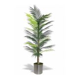 160 cm yapay palmiye arekası 36 yaprak metal saksı svm.1513