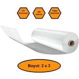 160 Micron Naylon Örtü, Şeffaf Su Geçirmez Naylon, 2x3 Metre