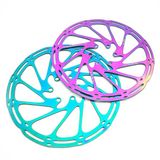 160 Mm Bukalemun Rotor Bisiklet Disk Fren Rotoru 160Mm 6 Vida Mtb Ultra Hafif Rainbow Rotor
