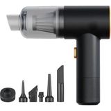 16000PA Kablosuz Araç Süpürgesi – 4'ü 1 Arada El Süpürgesi & Hava Üfleyici, Güçlü Mini Vacuum Cleaner, Hepa Filtreli Taşınabilir Temizlik Cihazı (Araç - 0,1 L