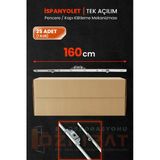 160cm Tek Açılım İspanyolet – PVC Pimapen Kapı Pencere Kilidi – (25 Adet)