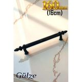 160Mm Siyah Kumru Model Mobilya Kulpları-Mutfak, Çekmece, Dolap Kulpları (Sert Plastik)