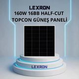 160W 32 Cell 16Bb Half-Cut Topcon Güneş Paneli