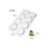 162- Siliko World Silikon Kek Pasta Sabun Mum Ve Jöle Kalıbı, Beyaz