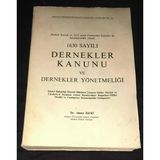 1630 Sayılı Dernekler Kanunu Ve Dernekler Yönetmeliği (Sahafiye Kitap)