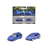 1:64 Hot Wheels Premium Car Culture 2'li Paket 2004 Volkswagen Golf R32 - Volkswagen Golf Mk7 Hbl96 - Jhw49 Çok Renkli